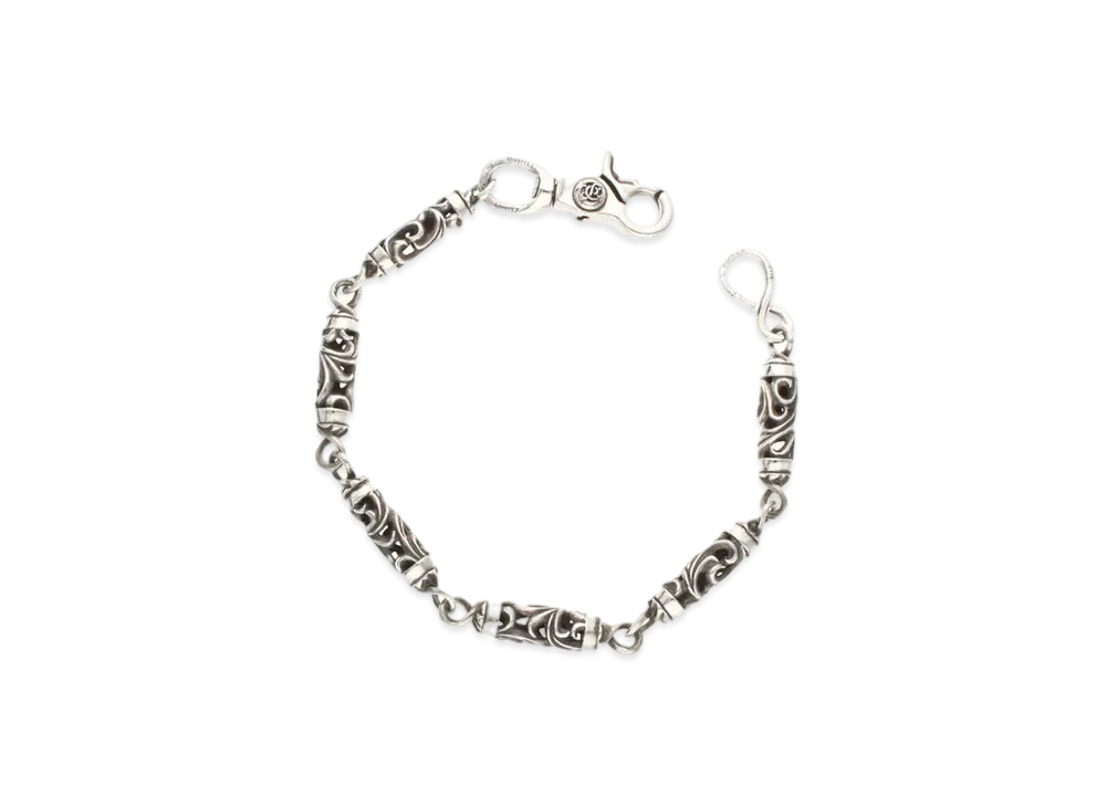 Chrome Hearts 1 Clip Roller Wallet Chain short "Silver"