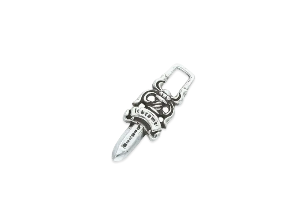 Chrome Hearts #5 Dagger Charm Zip 1 "Silver"