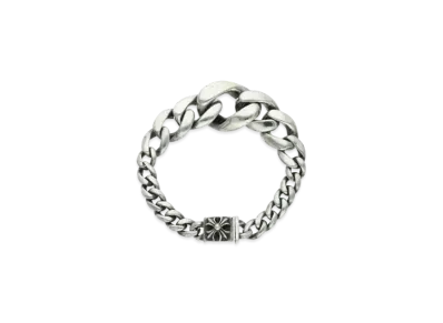 Chrome Hearts Tapered Classic Link Box CH Bracelet "Silver"