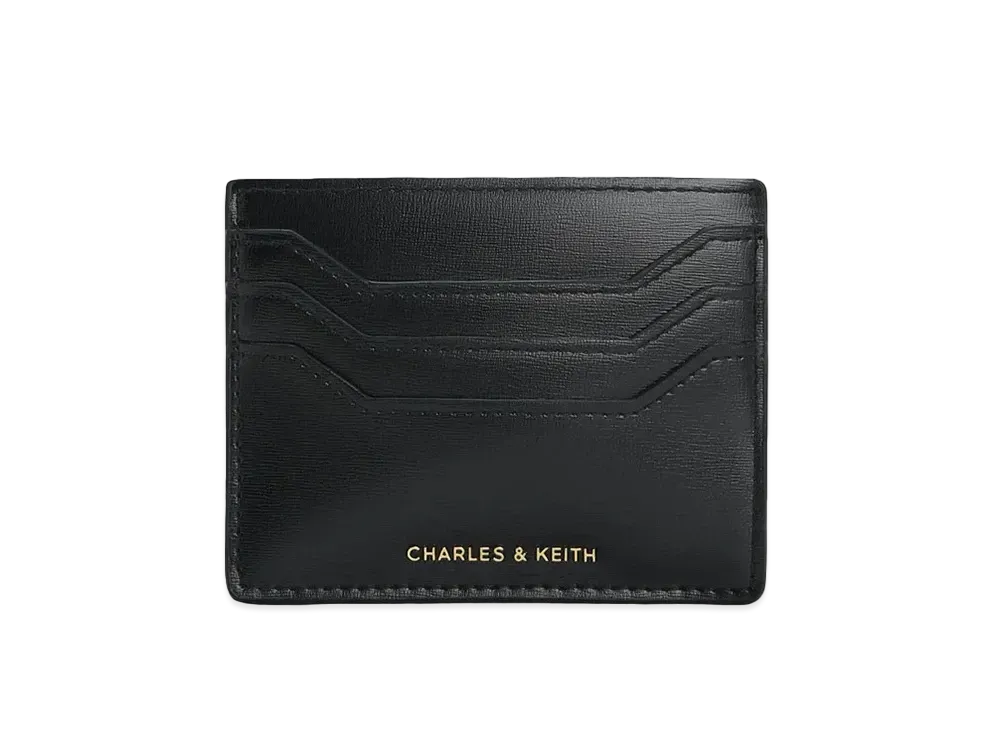 CHARLES & KEITH Multi Slot Card Holder "Black"