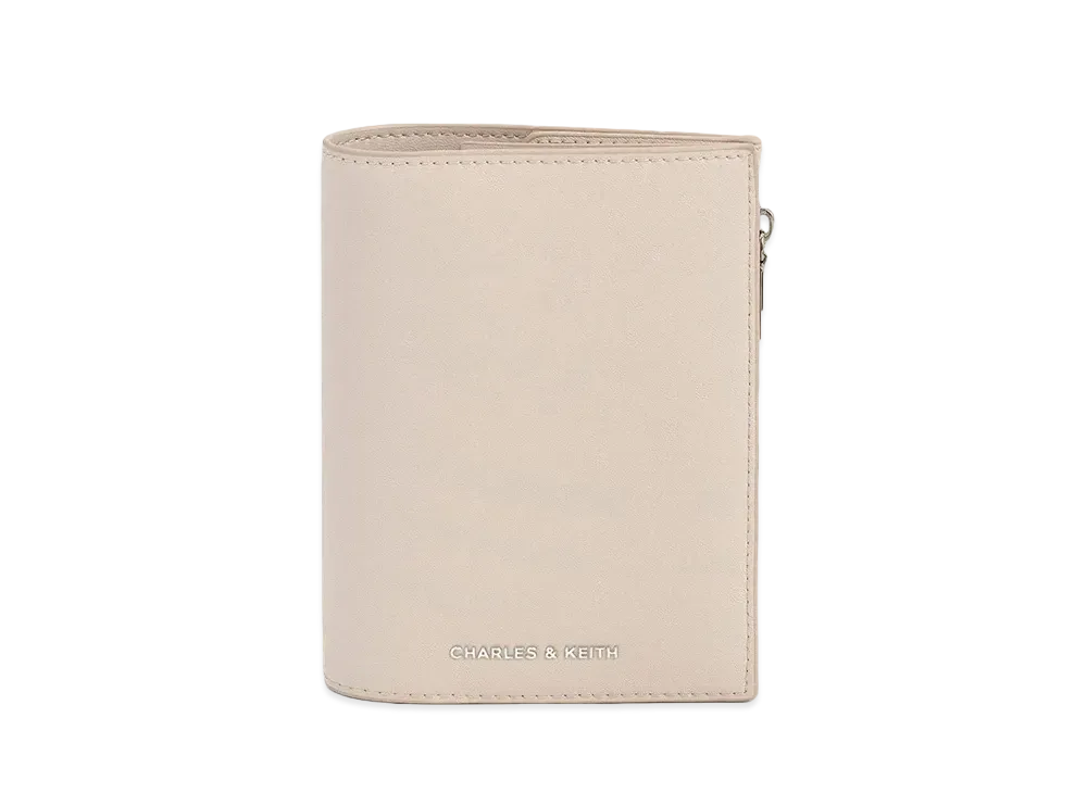 CHARLES & KEITH Noel Passport Holder "Ivory"