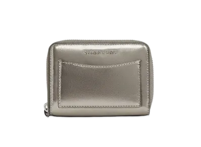 CHARLES & KEITH Zyria Zip Around Wallet "Pewter"