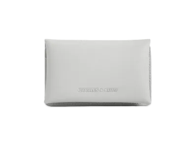 CHARLES & KEITH Leia Snap Button Wallet "Grey"
