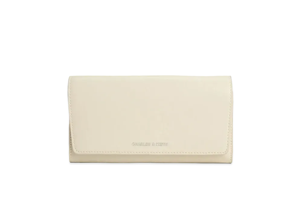 CHARLES & KEITH Irie Long Wallet "Beige"