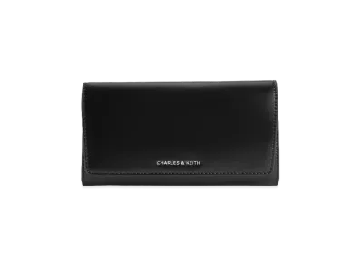 CHARLES & KEITH Irie Long Wallet "Noir"