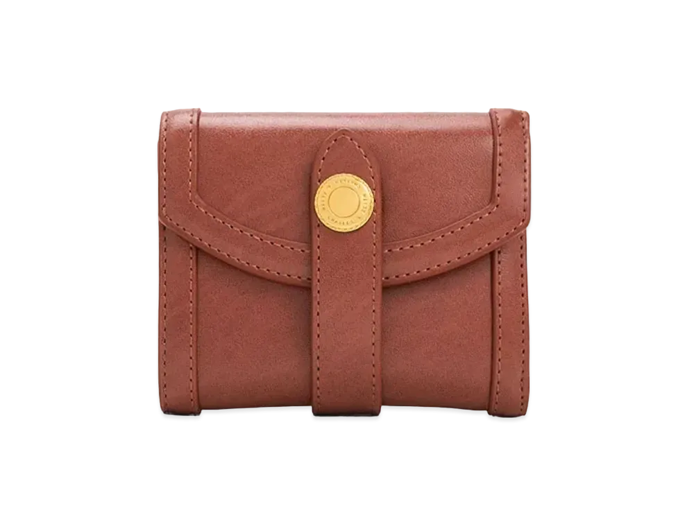 CHARLES & KEITH Esthetic Belt Small Wallet "Mocha"