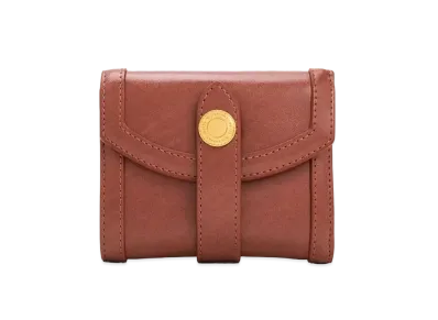 CHARLES & KEITH Esthetic Belt Small Wallet "Mocha"