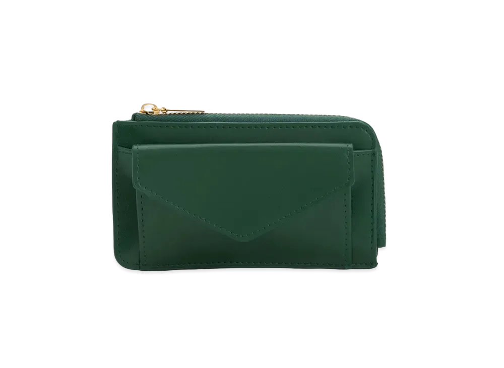 CHARLES & KEITH Eudora Envelope Card Holder "DarkGreen"