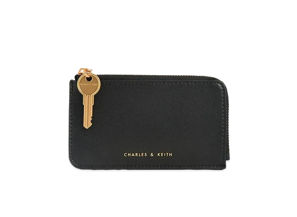CHARLES & KEITH Zip Around Mini Wallet "Black"