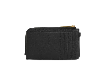 CHARLES & KEITH Multi Slot Zip Around Card Holder "Black"