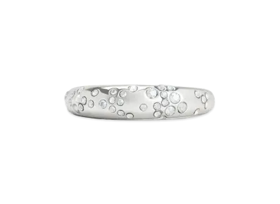 CHARLES & KEITH Reverie Crystal Dome Ring "Silver"