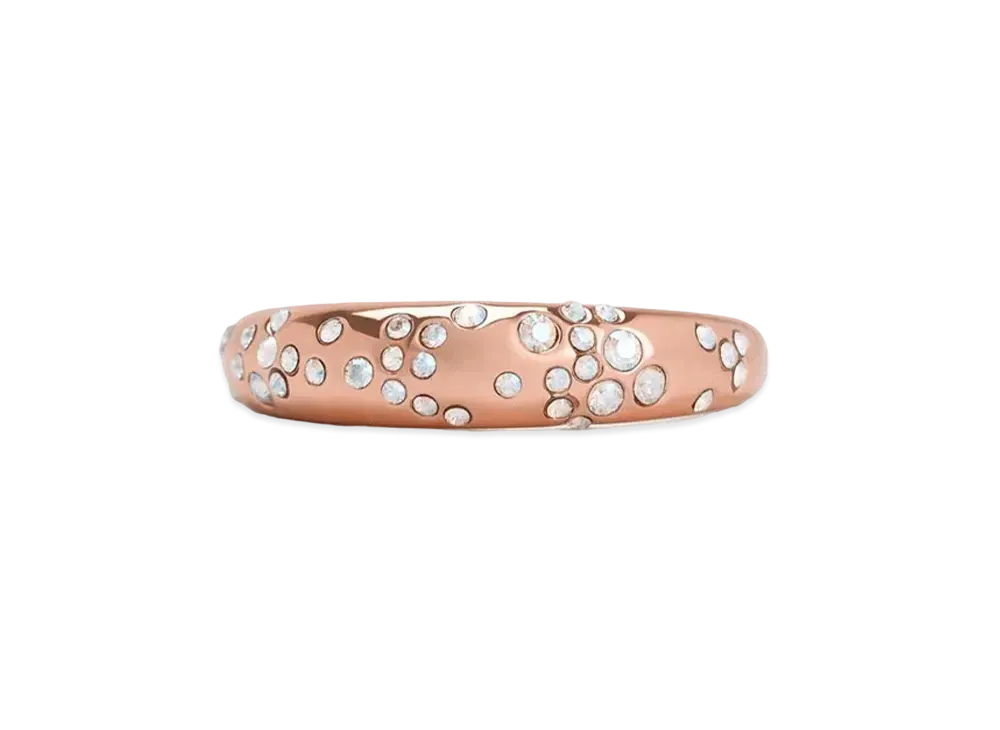 CHARLES & KEITH Reverie Crystal Dome Ring "Rose Gold"