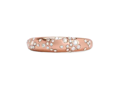CHARLES & KEITH Reverie Crystal Dome Ring "Rose Gold"