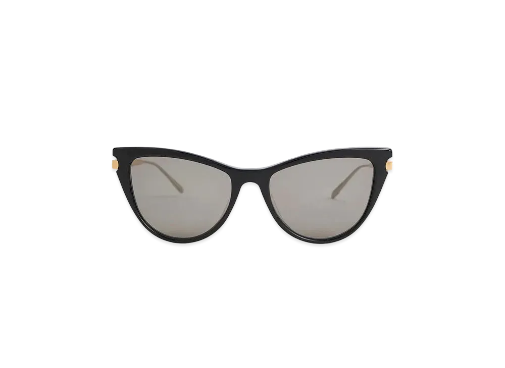 CHARLES & KEITH Recycled Acetate Angular Cat-Eye Sunglasses "Black"