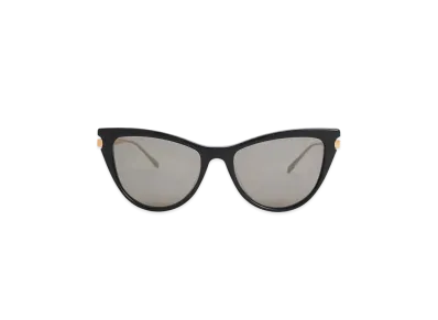 CHARLES & KEITH Recycled Acetate Angular Cat-Eye Sunglasses "Black"