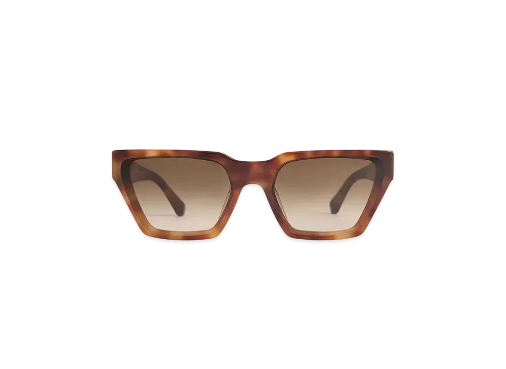 CHARLES & KEITH Recycled Acetate Angular Sunglasses "T.Shell"