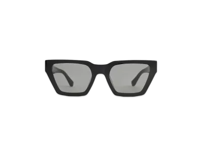 CHARLES & KEITH Recycled Acetate Angular Sunglasses "JetBlack"