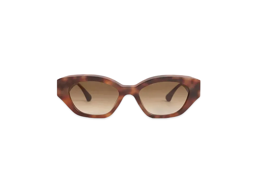 CHARLES & KEITH Recycled Acetate Sculptural Cat-Eye Sunglasses "T.Shell"