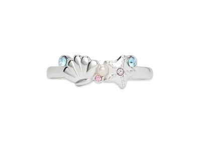 CHARLES & KEITH Oceana Crystal Ring "Silver"