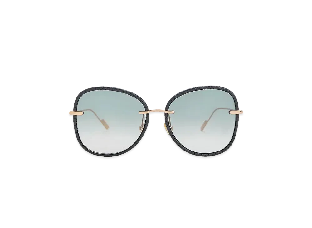 CHARLES & KEITH Blade-Rim Butterfly Sunglasses "Black"