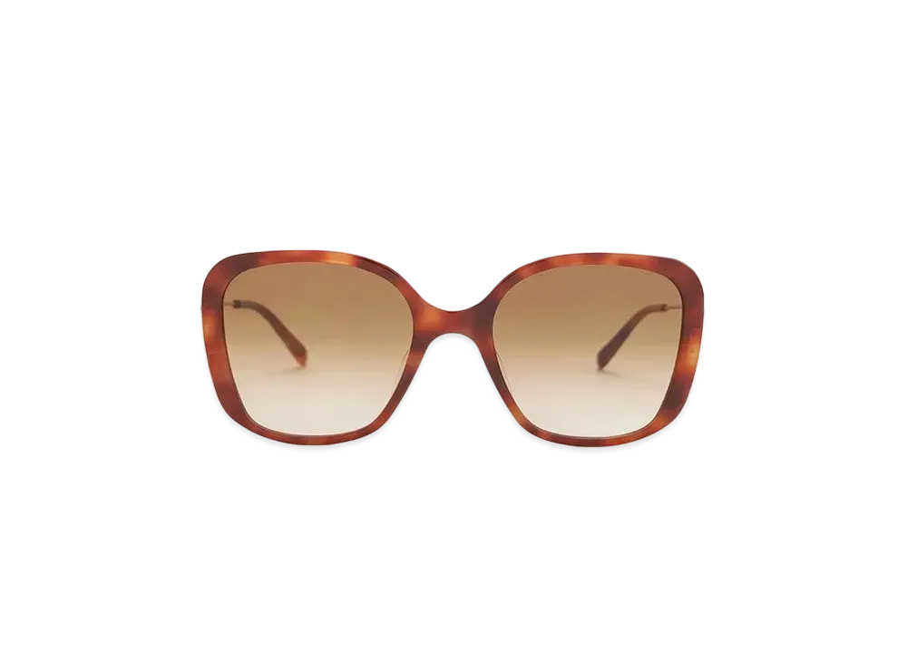 CHARLES & KEITH Recycled Acetate Wide-Frame Butterfly Sunglasses "T.Shell"