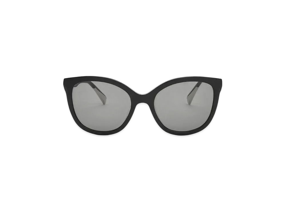 CHARLES & KEITH Recycled Acetate Oval Sunglasses "Black"