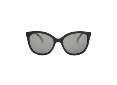 CHARLES & KEITH Recycled Acetate Oval Sunglasses "Black"