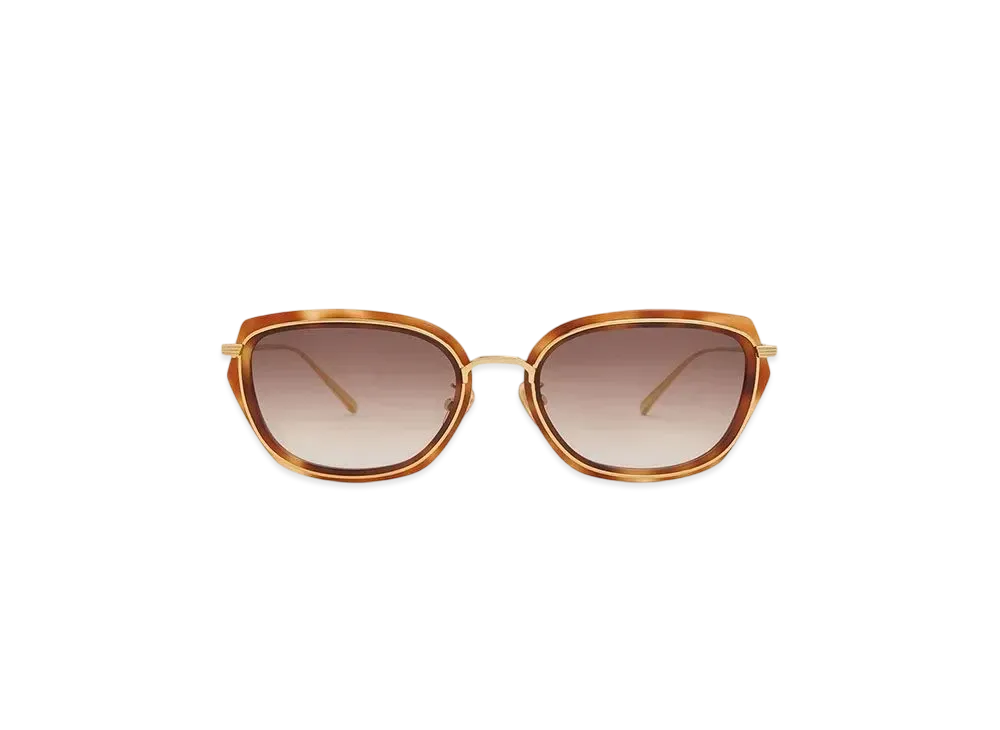CHARLES & KEITH Metallic-Rim Geometric-Frame Sunglasses "T.Shell"