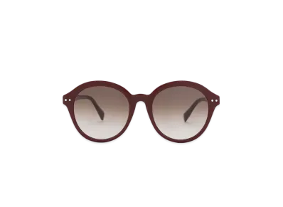 CHARLES & KEITH Recycled Acetate Cat-Eye Sunglasses "Burgundy"