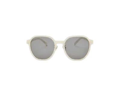 CHARLES & KEITH Square Recycled Acetate Sunglasses "Cream"