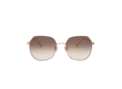 CHARLES & KEITH Geometric Wireframe Butterfly Sunglasses "Pink"