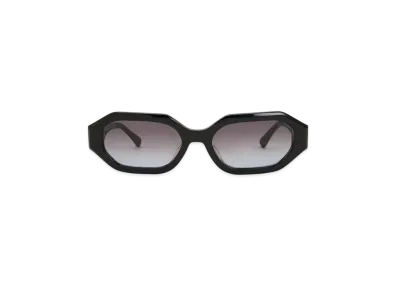 CHARLES & KEITH Gavine Swarovski Crystal Oval Sunglasses "Black"