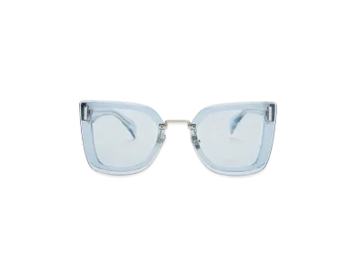 CHARLES & KEITH Recycled Acetate Geometric Butterfly Sunglasses "Blue"