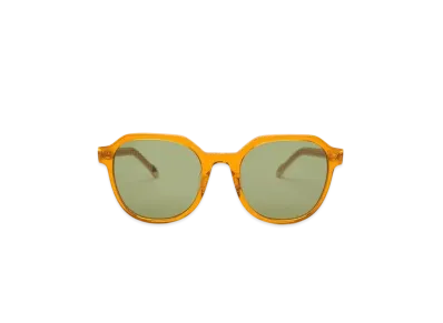 CHARLES & KEITH Recycled Acetate Chain-Link Sunglasses "Orange"