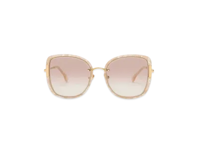 CHARLES & KEITH Acetate Butterfly Sunglasses "Peach"