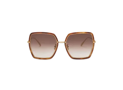 CHARLES & KEITH Oversized Square Butterfly Sunglasses "T.Shell"