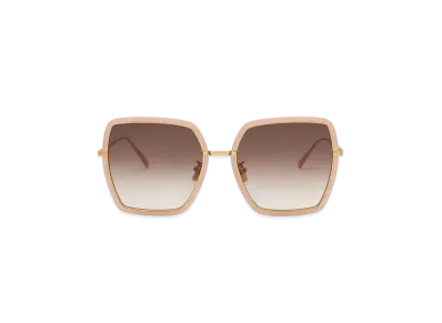 CHARLES & KEITH Oversized Square Butterfly Sunglasses "Pink"