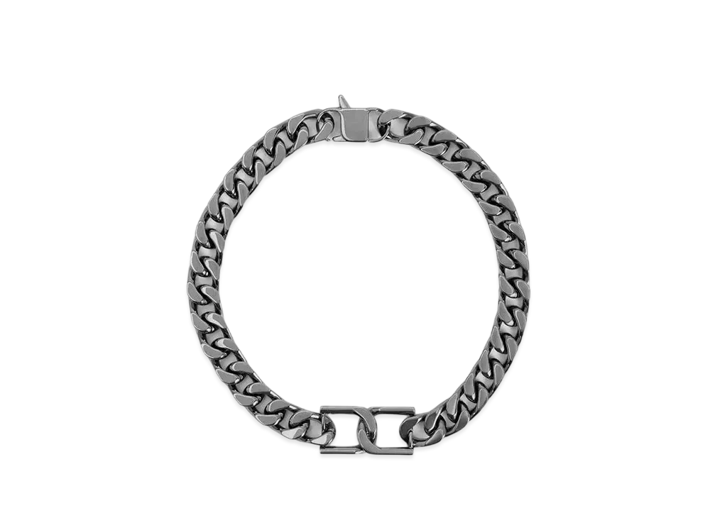 CHARLES & KEITH Gavine Chain-Link Choker Necklace "Black"