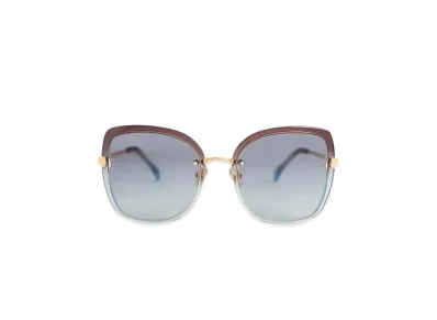 CHARLES & KEITH Nylon Wire Frame Butterfly Sunglasses "Blue"