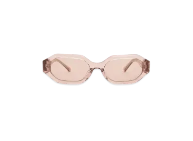 CHARLES & KEITH Gavine Recycled Acetate Oval Sunglasses "Pink"