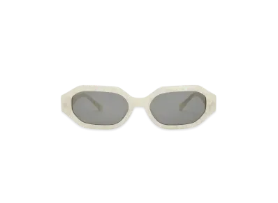 CHARLES & KEITH Gavine Recycled Acetate Oval Sunglasses "Pearl"