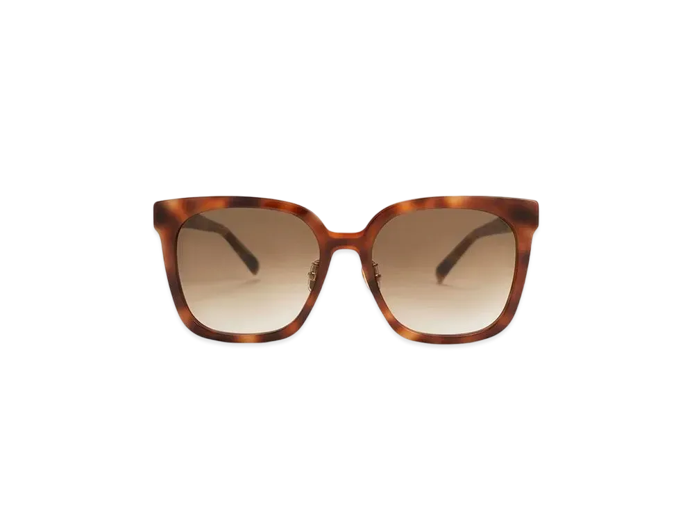CHARLES & KEITH Open Wire Square Acetate Sunglasses "T.Shell"