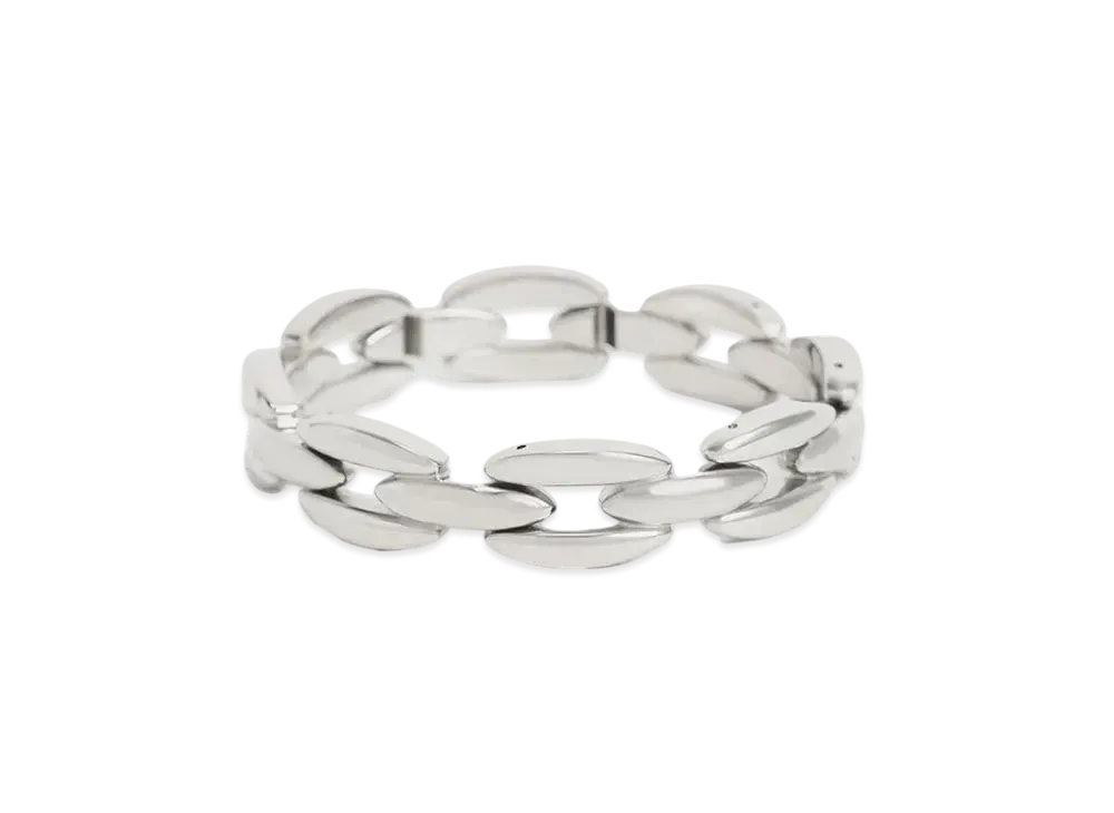 CHARLES & KEITH Chain Link Cuff Bracelet "Silver"