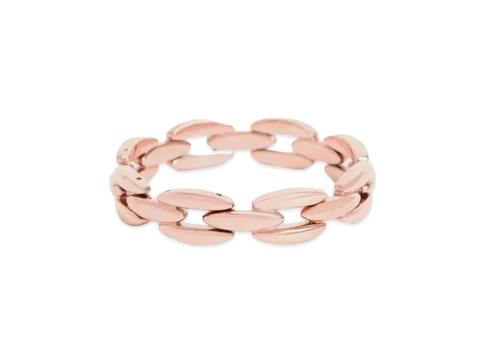 CHARLES & KEITH Chain Link Cuff Bracelet "RoseGold"
