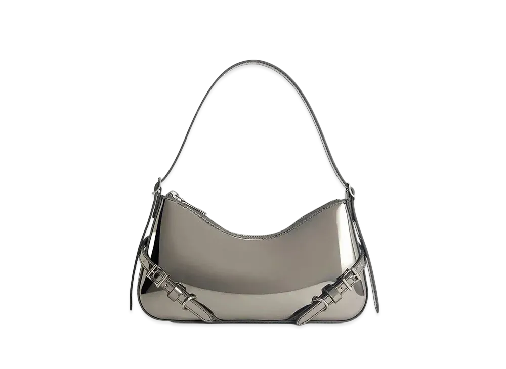 CHARLES & KEITH Sloan Hobo Bag "Pewter"