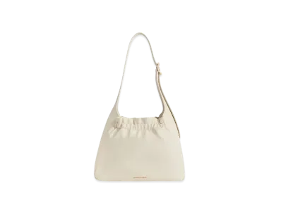 CHARLES & KEITH Brigitte Ruched Hobo Bag "Cream"