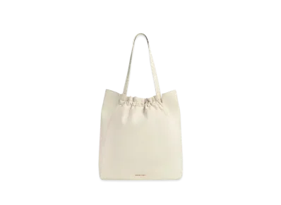 CHARLES & KEITH Brigitte Ruched Tote Bag "Cream"
