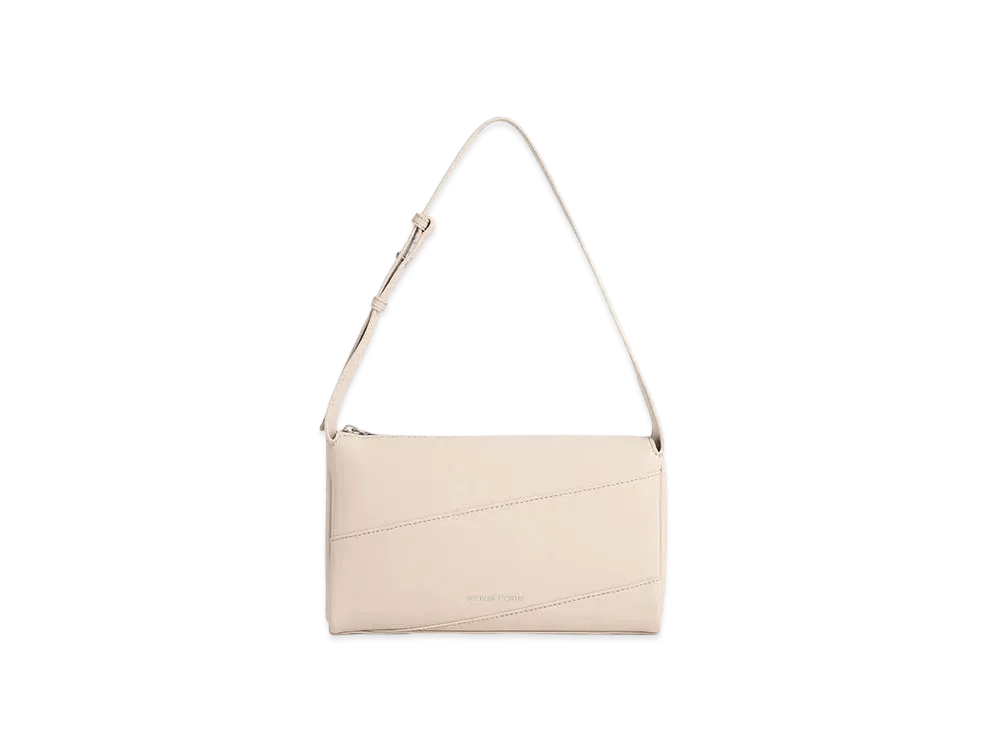 CHARLES & KEITH Torin Slouchy Shoulder Bag "Oat"