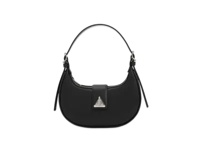 CHARLES & KEITH Triangle Buckle Belt Shoulder Bag "Noir"