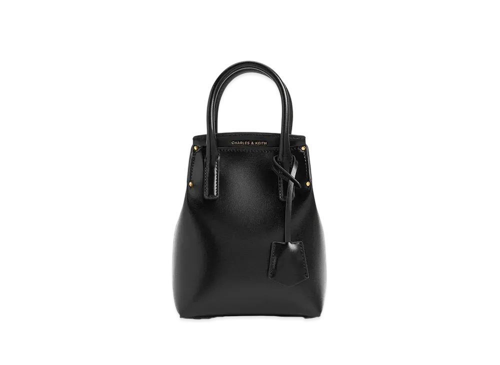 CHARLES & KEITH Rene Elongated Tote Bag "Black"